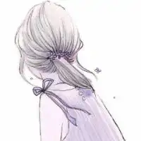 动漫女生头像长发优雅微信头像图片大全