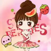 带卡通草莓图像的微信头像微信头像图片大全