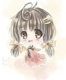 可爱的的q版图片女,类似于这些,要简单的