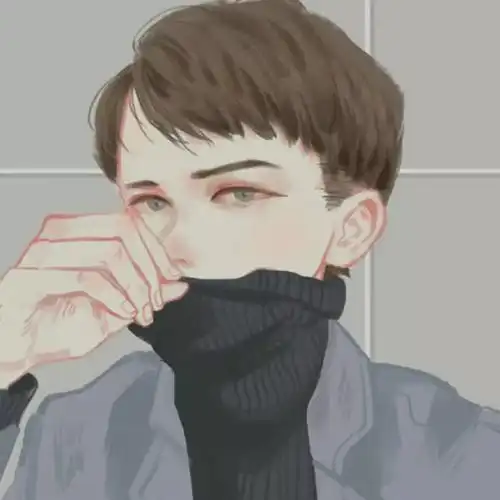 动漫头像把快乐炼成泪水