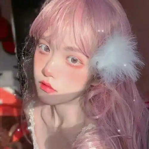 软萌粉色系头像少女的梦是星辰大海