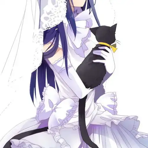 急求该图情头半身动漫抱猫