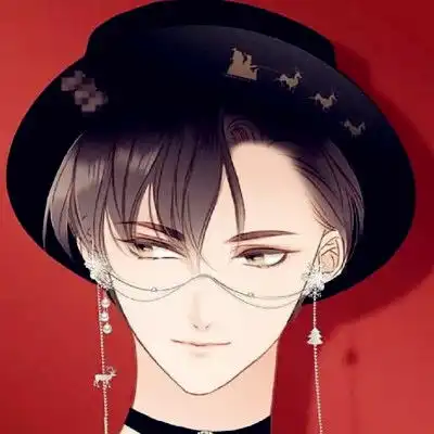 简约头像男卡通头像情商