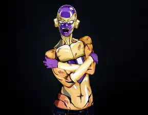 加拿大艺术家秀人体彩绘绝技变身漫画人物高清组图