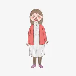冬季冬日毛衣女孩卡通手绘图片素材其他格式下载动漫人物大全