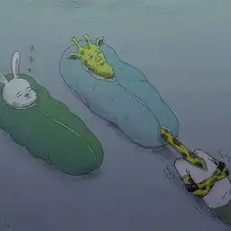 扎心了这可能是有史以来最丑的治愈系ins网红插画