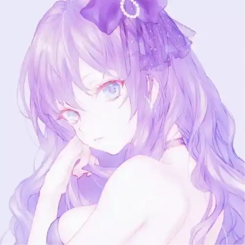 动漫女生头像不想看星星了,想盖被子看你的眼睛