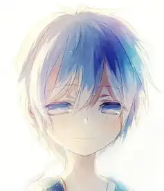 蓝色系动漫头像男生蓝色