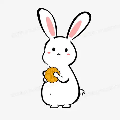 中秋节可爱卡通兔子月饼png图片素材下载中秋节png熊猫办公