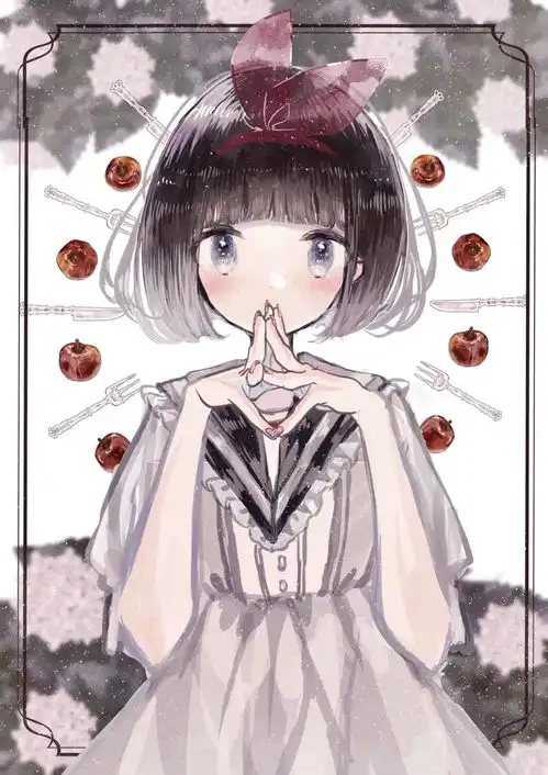 插画壁纸头像存图白雪姬和美少女战士,洛丽塔动漫少女人物系列作品