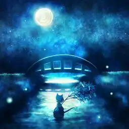 紫色星空动漫头像男生头