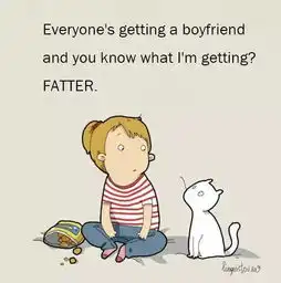 你不是胖只是醒目,老外这本毒鸡汤漫画能让你受到10000点暴击