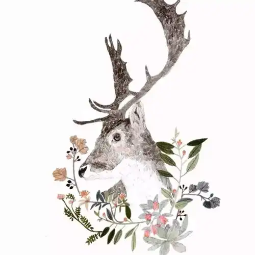 头像一波美美哒插画头像