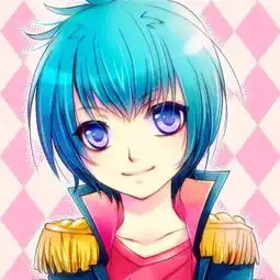 找一个蓝色头发蓝瞳的动漫男生