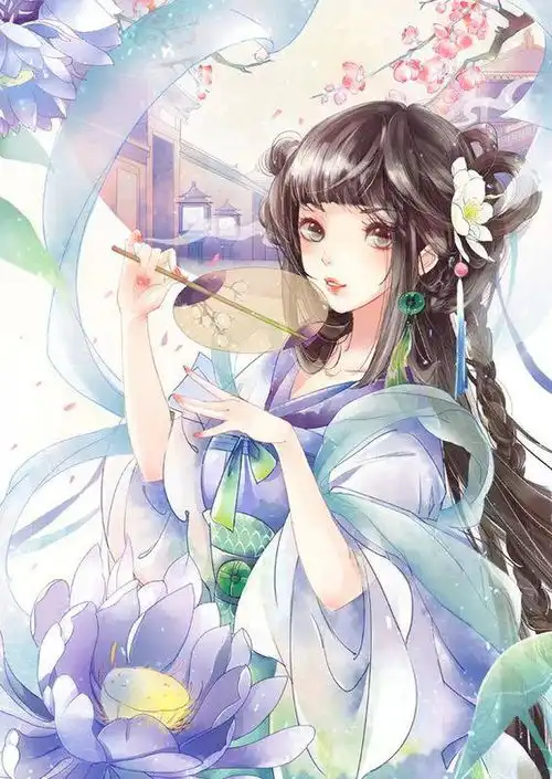 动漫画人物图片古风女
