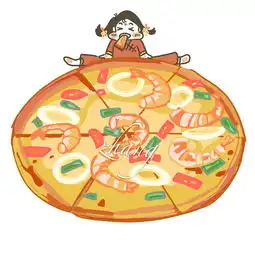 吃货系列插画