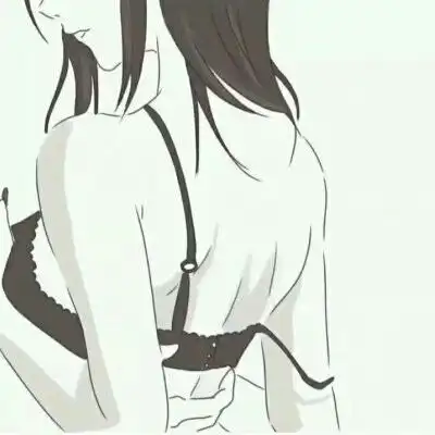 情侣头在床上二次元很污一对骚气卡通浪图