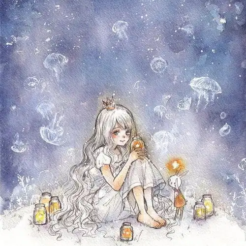 qq头像女生卡通 梦幻卡