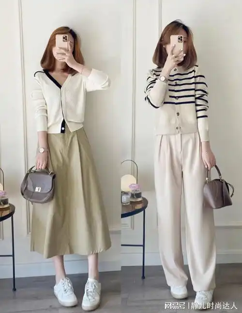 又找到一组时尚的职场穿搭照着穿就很美,简约feel扑面而来