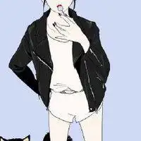 卡通半身手绘qq头像好看的怪我懦弱还不敢冲动