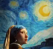 恶搞名画见多了,不过这么有沙趣雕的还是第一次见