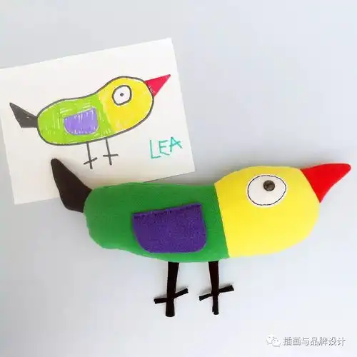 孩子的渣渣画被老妈变成现实,18岁的记忆不只是照片,还可以是萌系玩偶