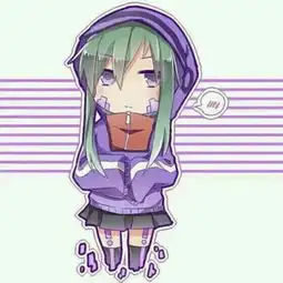 嘟嘴卖萌头像女生卡通红