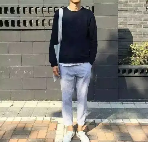 简单干净的日系风,妥妥的男友穿搭