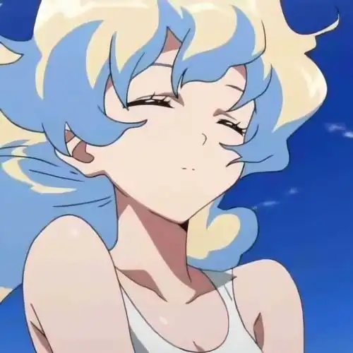 女头动漫头像蓝色系可爱