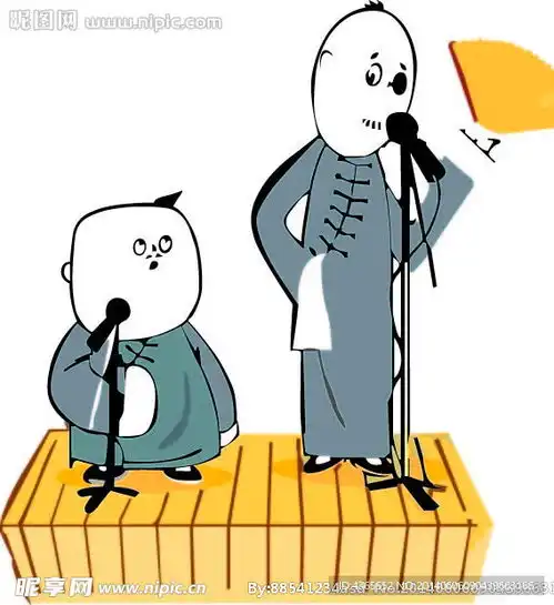 相声手绘设计图