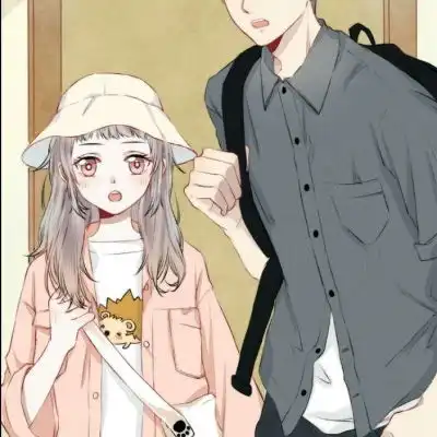 恍然心动情侣头像,让你心跳的动漫情侣头像图片