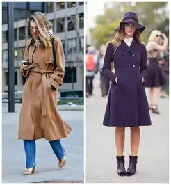 基础款呢大衣,不同身材不同的款式选择