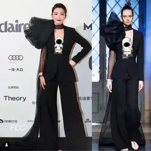 黑色权力西服也演绎多种风情,中国女星悉数出动,李冰冰一雪前耻