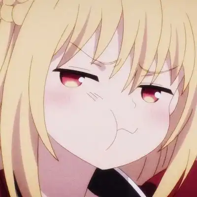 可爱二次元女生头像低头是题卡通动漫头像我要个性网