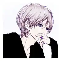 动漫男生吃蛋糕头像