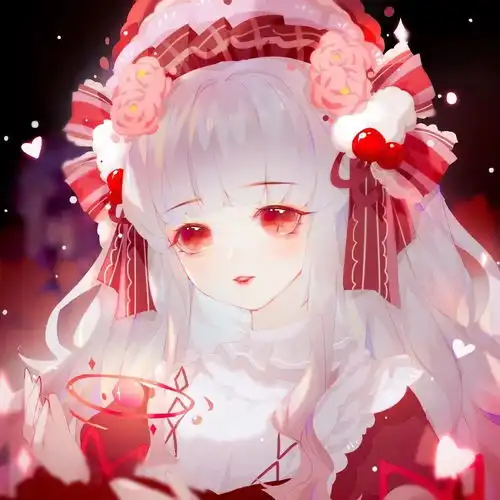 可爱动漫女生头像我只愿你,历经山河,仍觉得人间值得