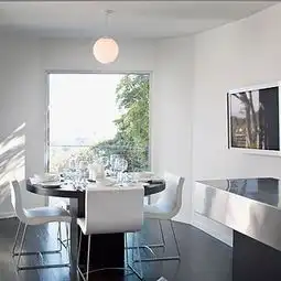 白色系现代风餐厅装修效果图大全一起装修网图库第2页