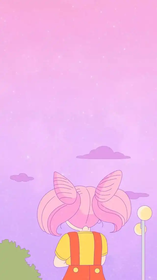 粉色系少女心炸裂的美少女战士动漫手机壁纸