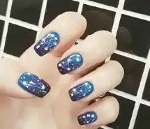 微信蓝色女生浪漫头像微信女生蓝色简约头像