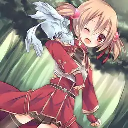 二次元少女西莉卡刀剑神域动漫插画堆糖,美好生活研究所