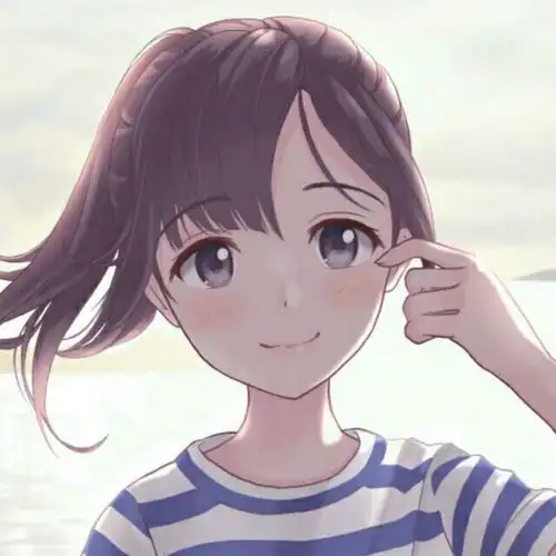 动漫头像简洁女头