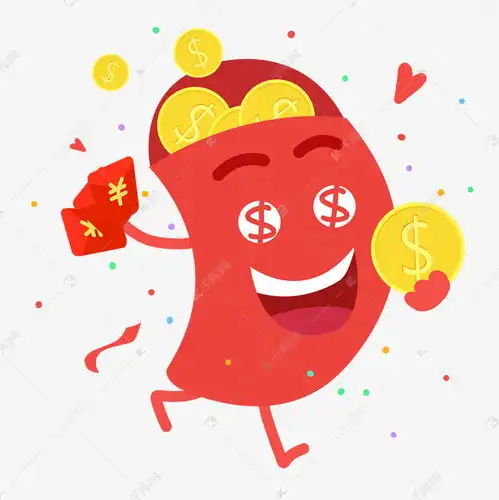 新年红色系手绘矢量商业红包金币装饰素材图片免费下载千库网