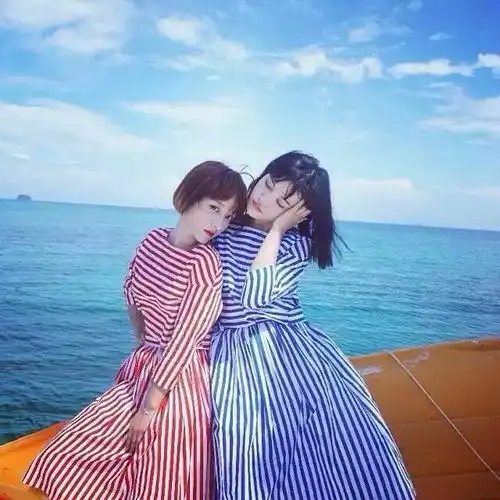 好看美系女头像闺蜜