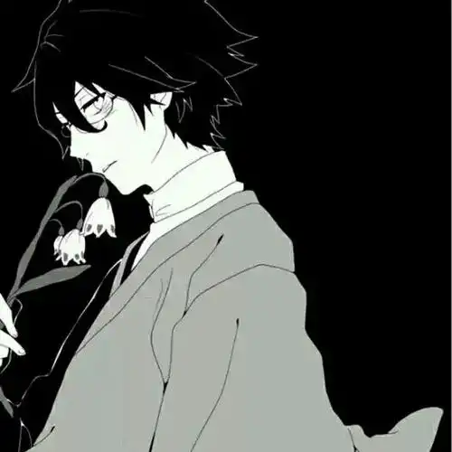 动漫男头纯色动漫头像二次元