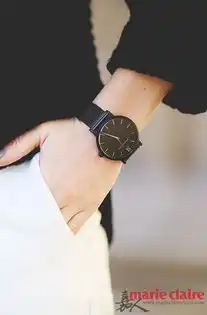 谁说少女不能玩转黑色系腕表