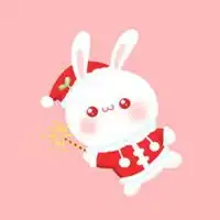 粉色小兔子卡通头像微信头像图片大全