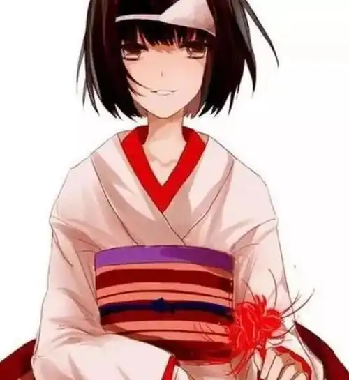 古风头像红色系一对动漫