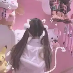 呆萌双马尾头像女生我是非常可爱的人