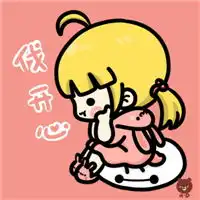大眼美女卡通头像可爱个性的大眼美女