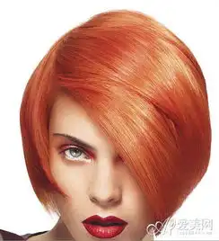 橘红色头发图片尽显张扬独特个性
